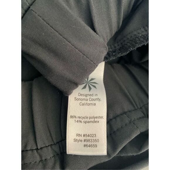 Athleta Aspire Pants Dark Gray Cinch Ankle Jogger Style Zipper Pockets Sz‎ 12 - Picture 12 of 14